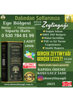 5 LİTRELİK OLIVERA GOLD ZEYTİNYAĞI